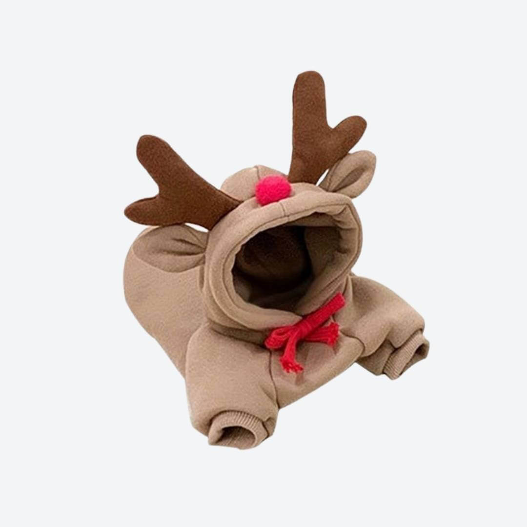 dachshund dog christmas hoodie reindeer dach planet