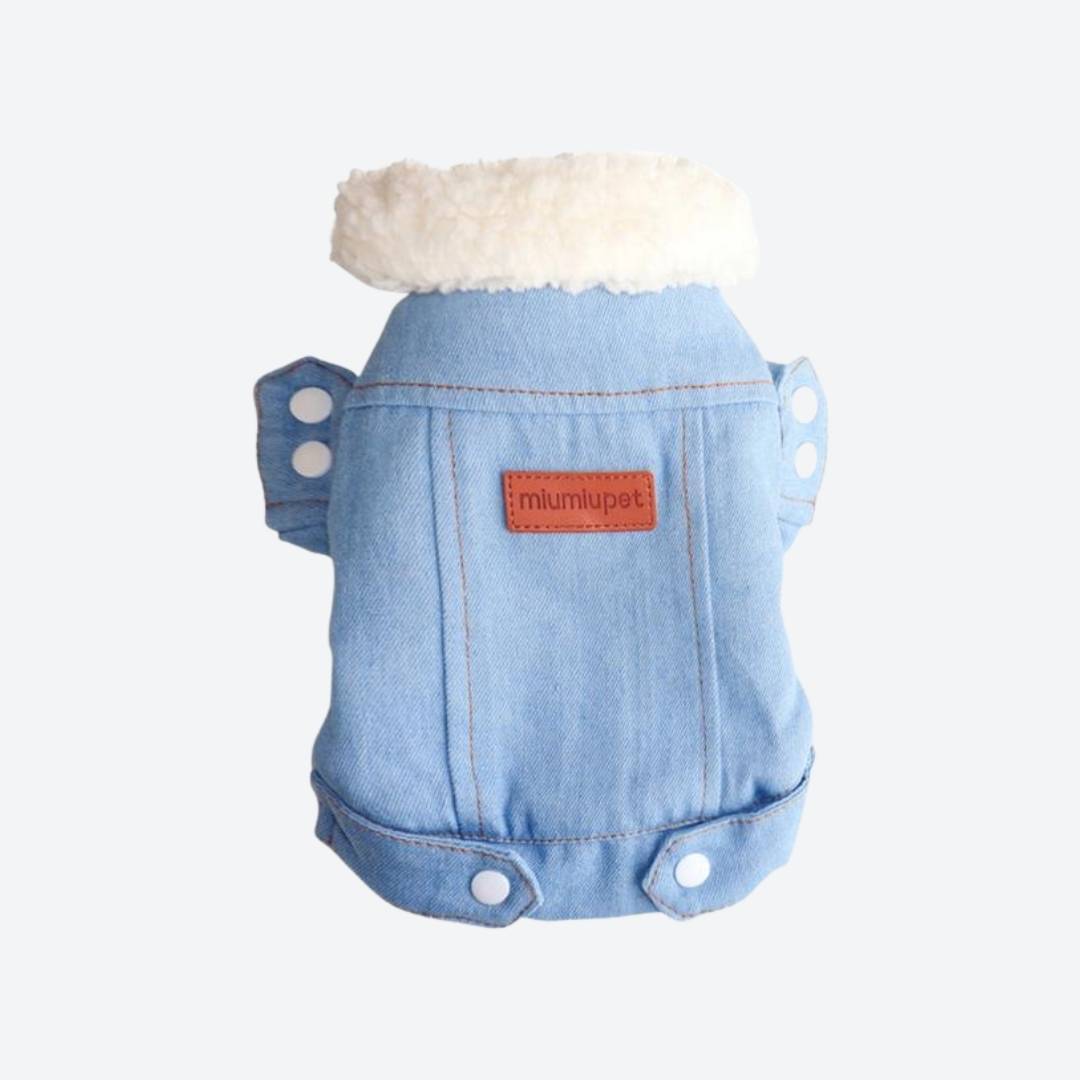 dachshund winter denim jacket dach planet