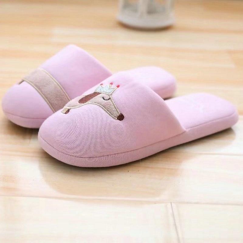 dachshund dog plush slippers woman